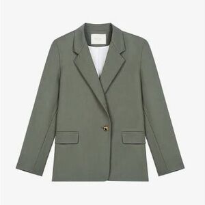 Maje Vasta Wool-Blend Suit Jacket